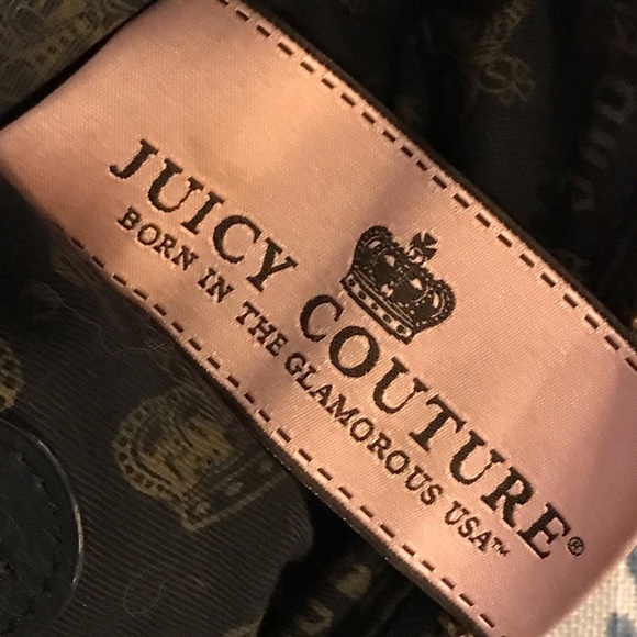 Juicy Couture Bag Black Cow Hide Chain Strap - Picture 9 of 16